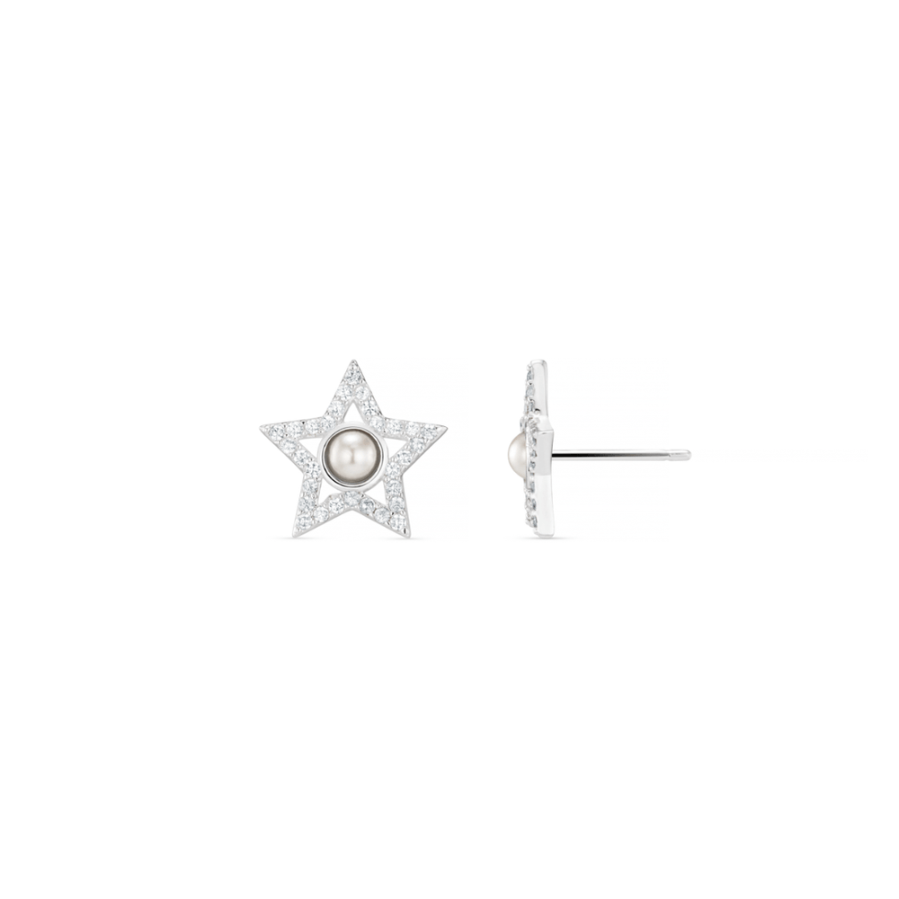 Statement Earrings Crystal Star Stud Earrings Orelia Jewellery