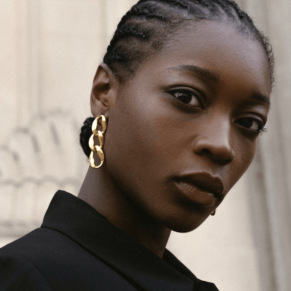 Statement Earrings Statement Chain Drop Earrings Orelia Jewellery