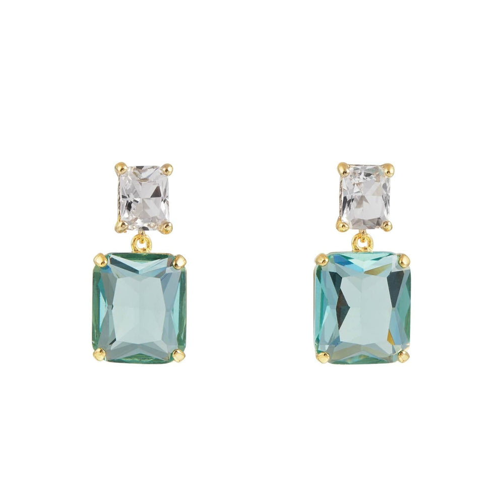 Statement Earrings Statement Crystal Double Drop Earrings Orelia Jewellery