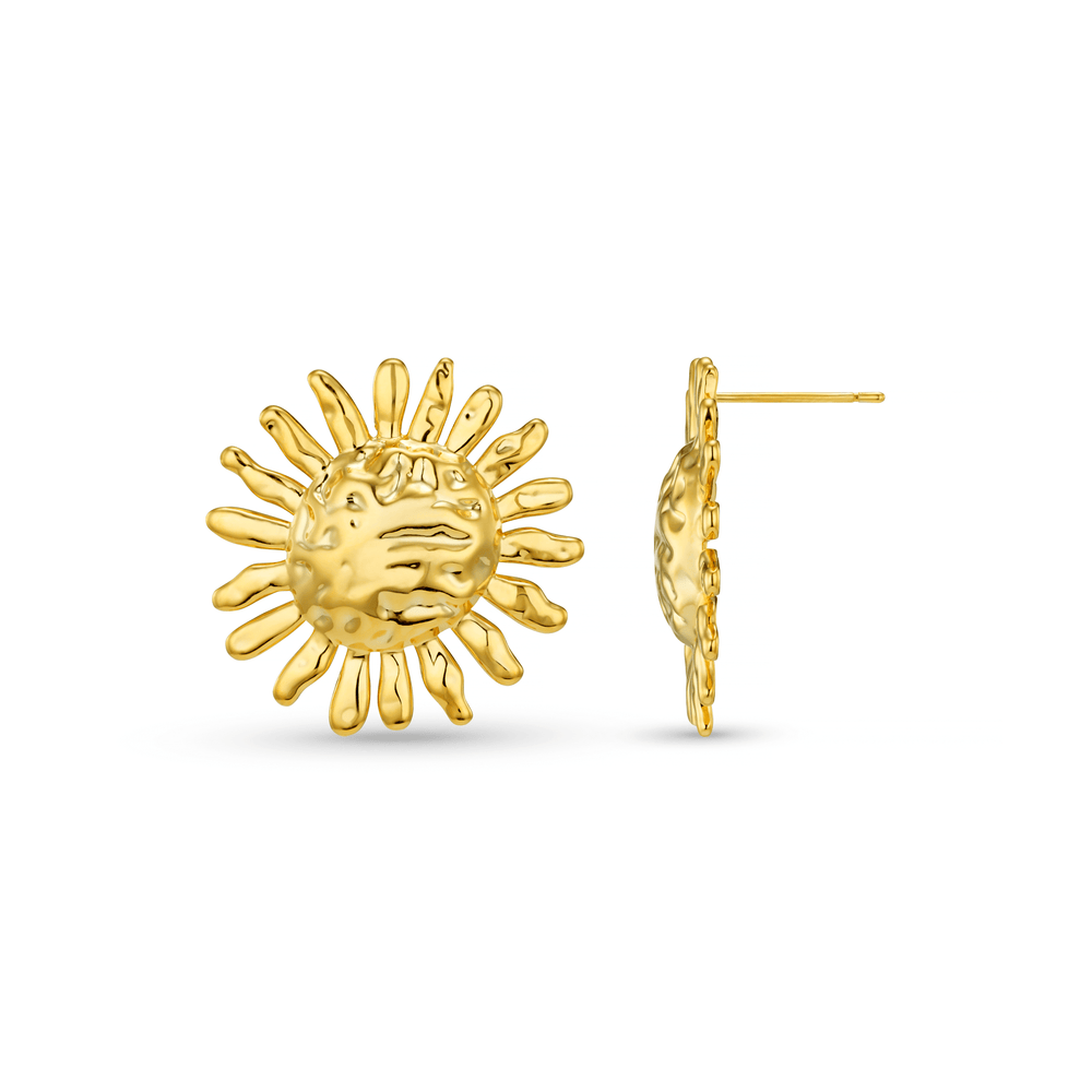 Statement Earrings Statement Molten Sun Stud Earrings Orelia Jewellery