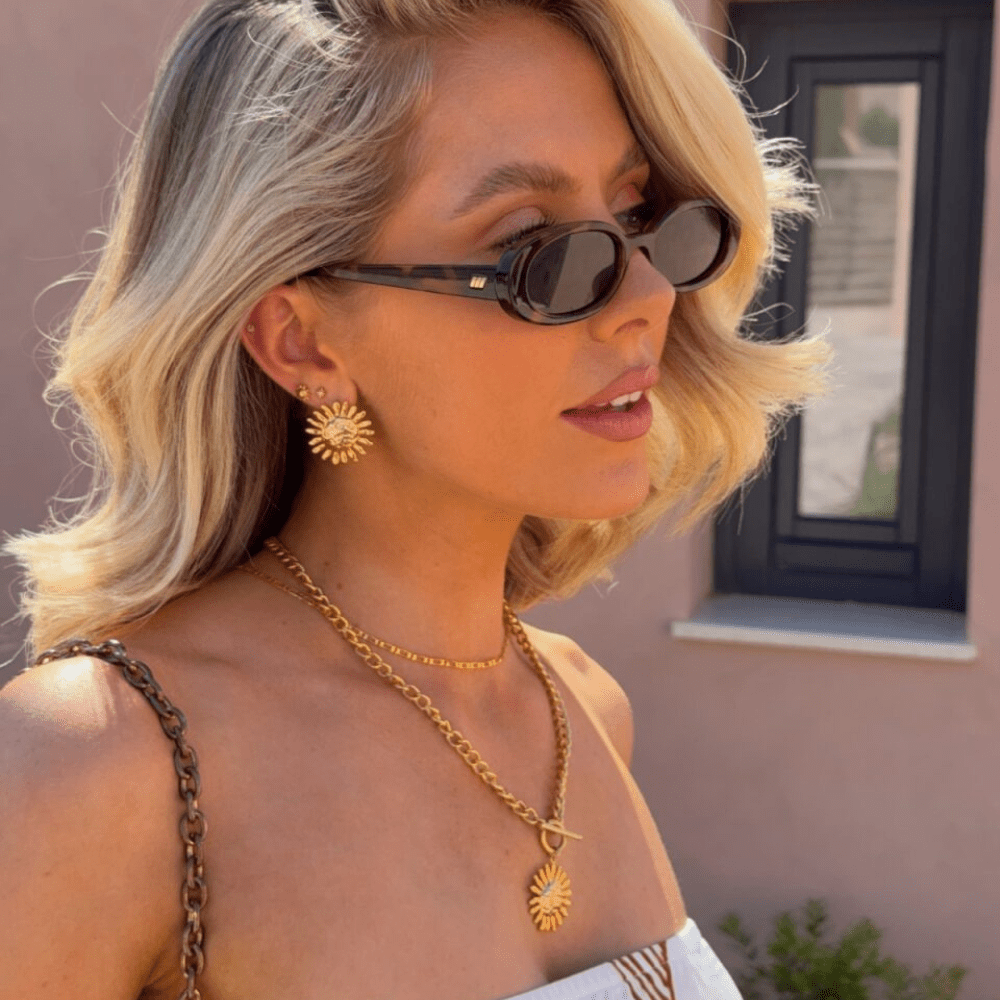 Statement Earrings Statement Molten Sun Stud Earrings Orelia Jewellery