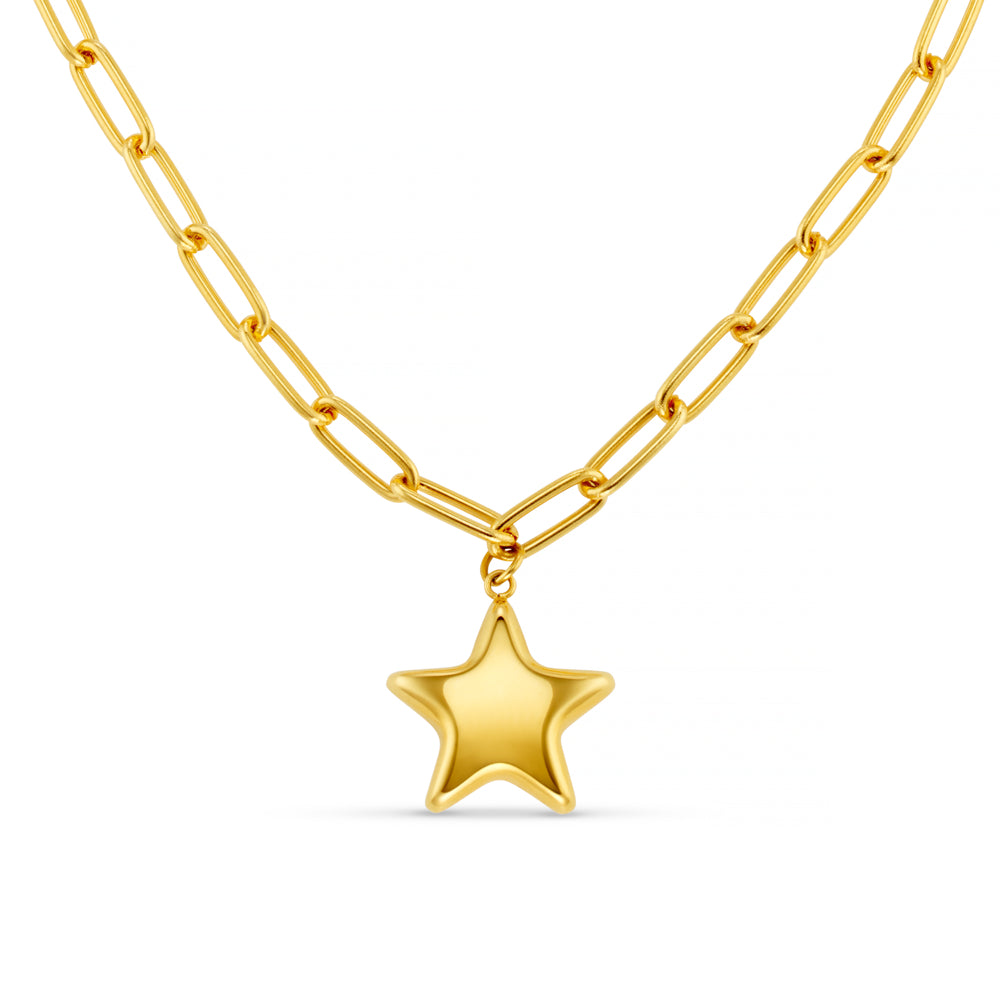 Statement Necklace ONE Statement Star Charm Necklace Orelia Jewellery