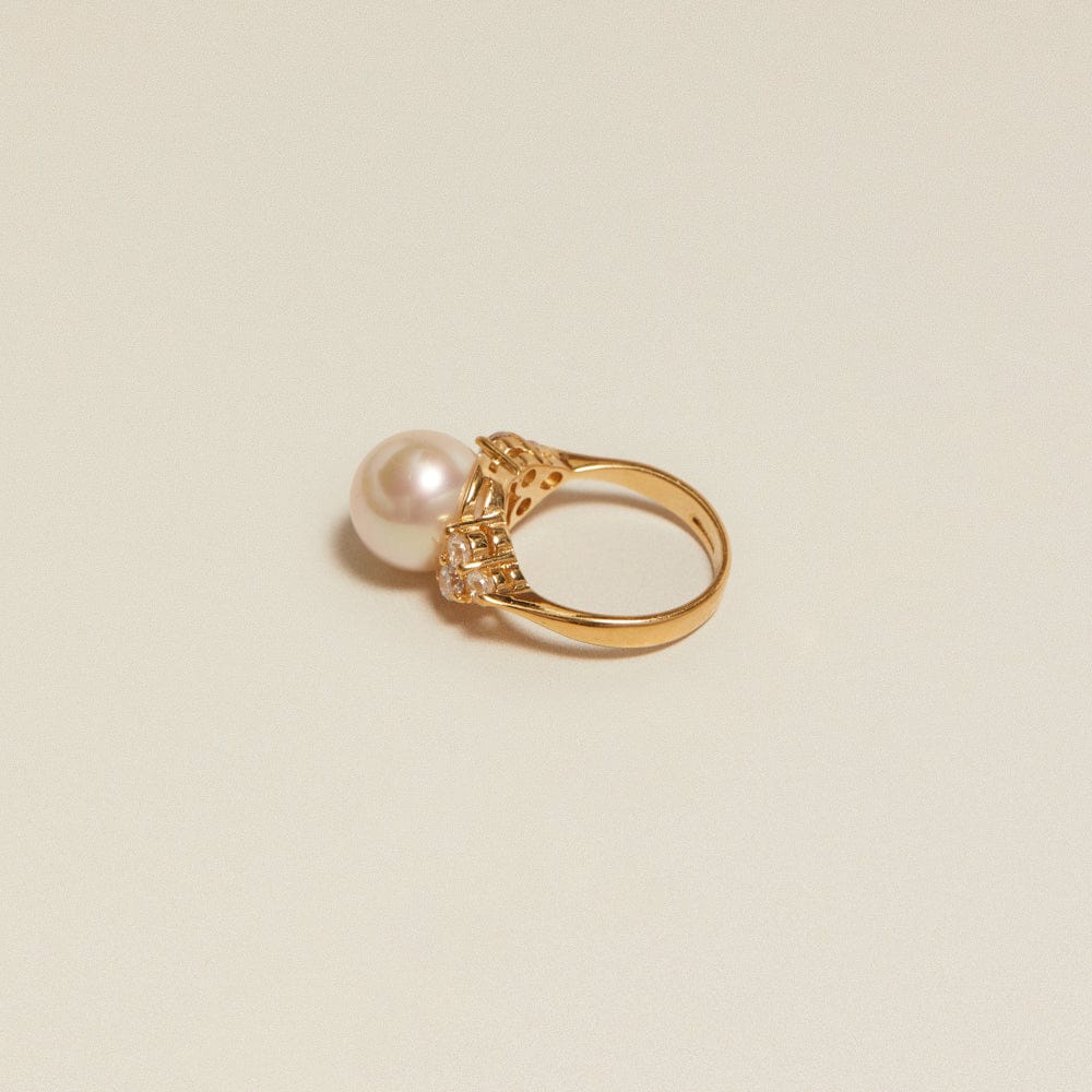 Statement Ring Default Vintage Statement Pearl Cocktail Ring Orelia Jewellery