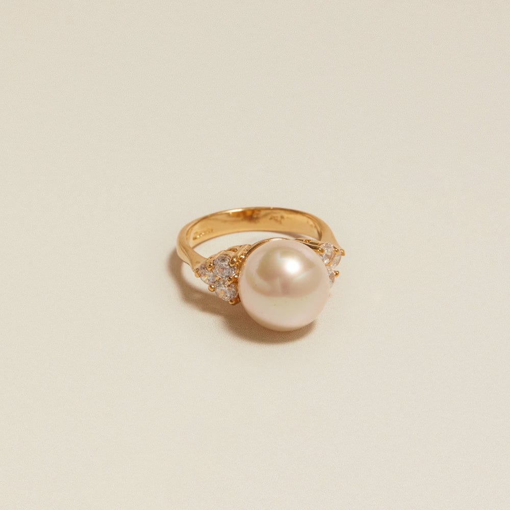 Statement Ring Default Vintage Statement Pearl Cocktail Ring Orelia Jewellery