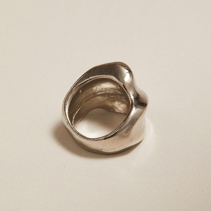 Statement Ring ONE Vintage Statement Chunky Swirl Ring Orelia Jewellery