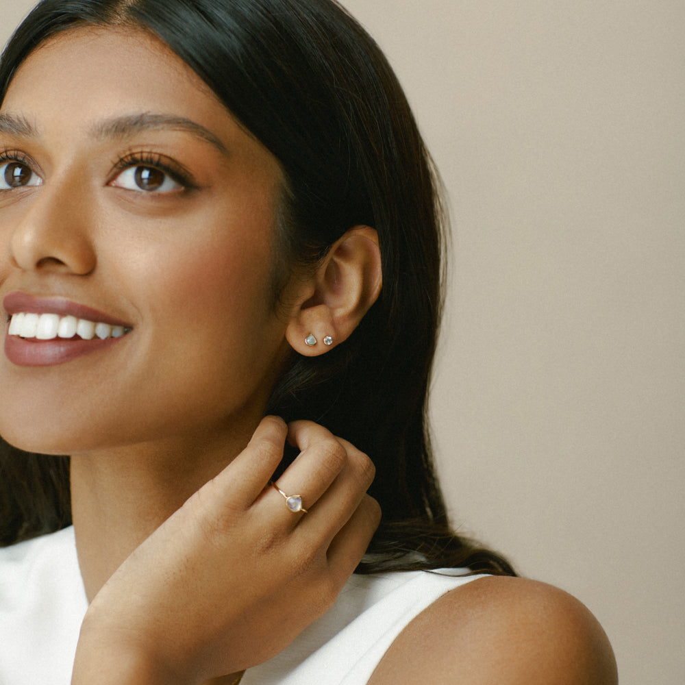 Stud Earrings ONE LUXE Classic Crystal Stud Earrings Orelia Jewellery