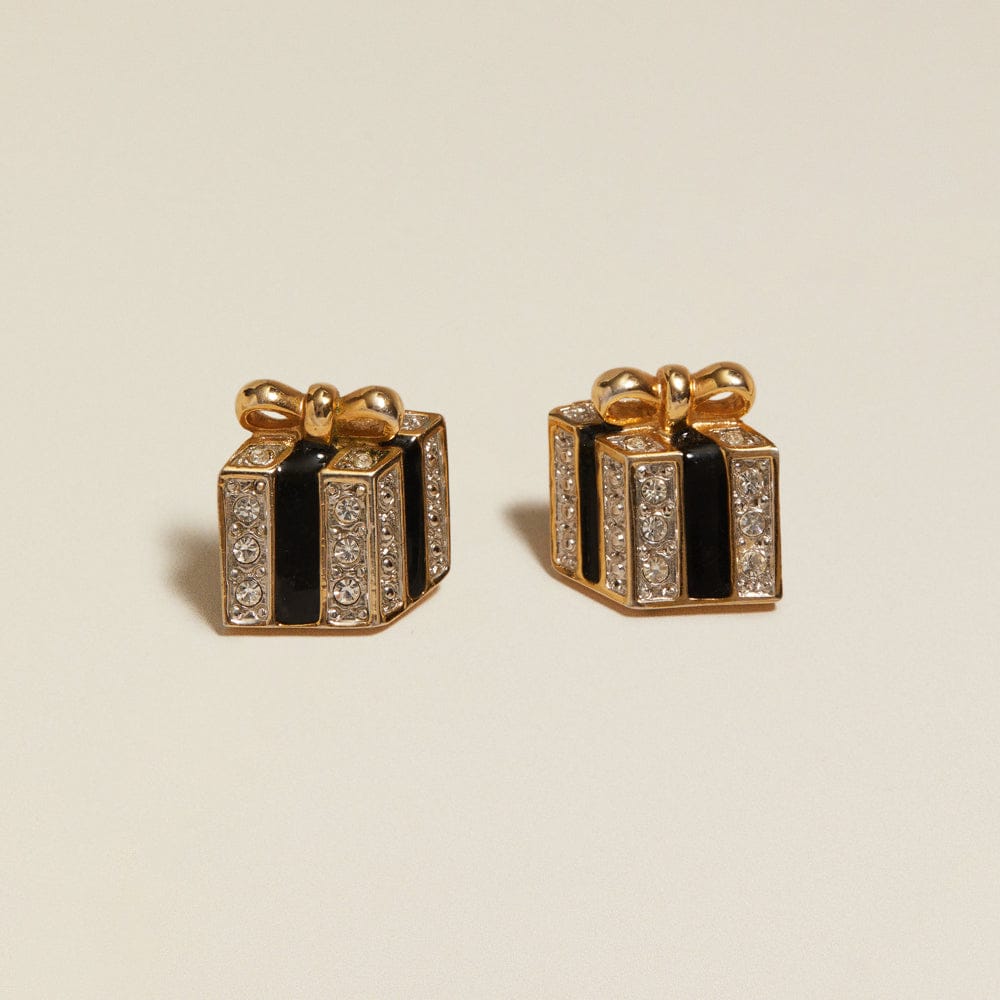 Stud Earrings ONE Vintage Pavé Present Stud Earrings Orelia Jewellery
