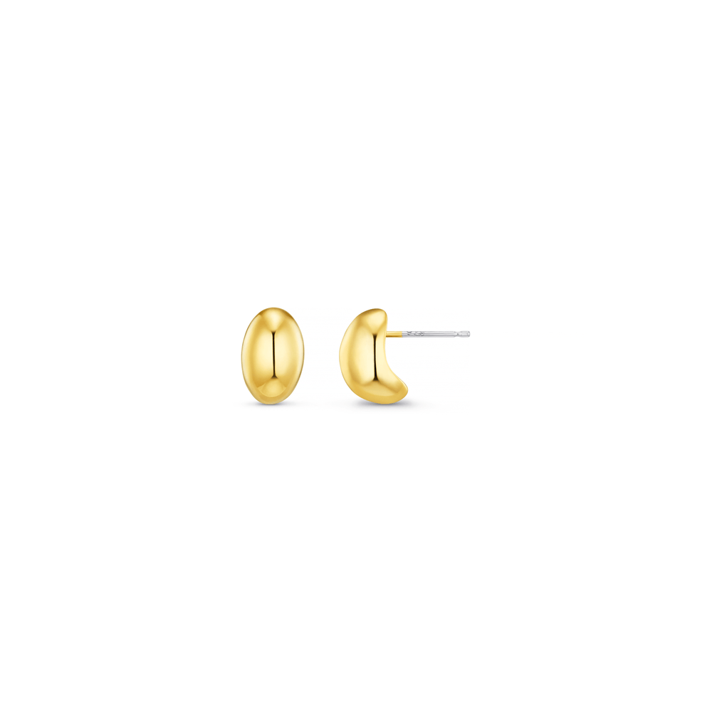 Stud Earrings Polished Domed Mini Stud Earrings Orelia Jewellery