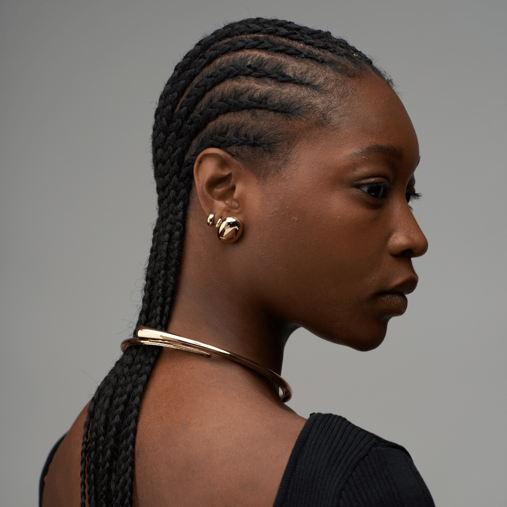 Stud Earrings Polished Domed Oval Stud Earrings Orelia Jewellery