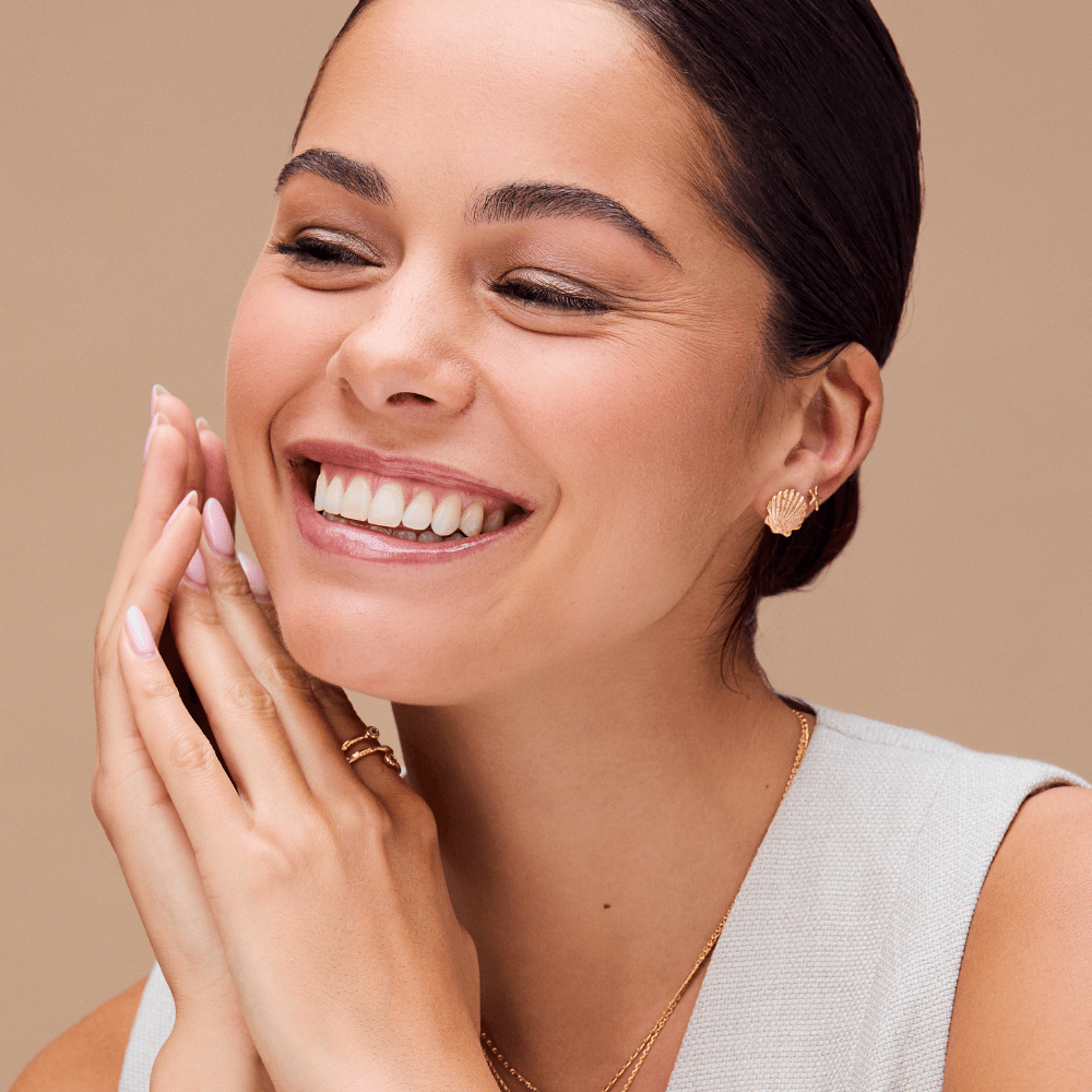 Stud Earrings Shell Stud Earrings Orelia Jewellery