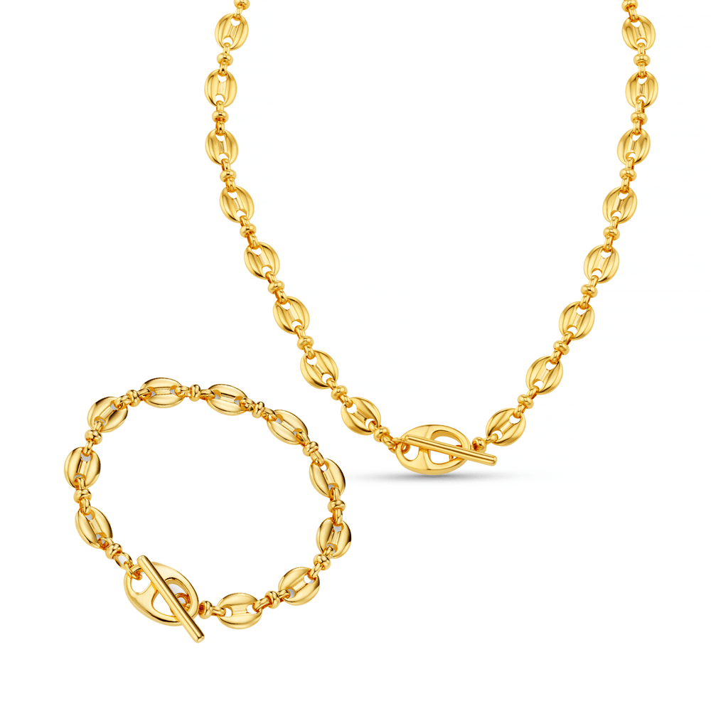 Style Sets Mariner Chain T-Bar Jewellery Set Orelia Jewellery