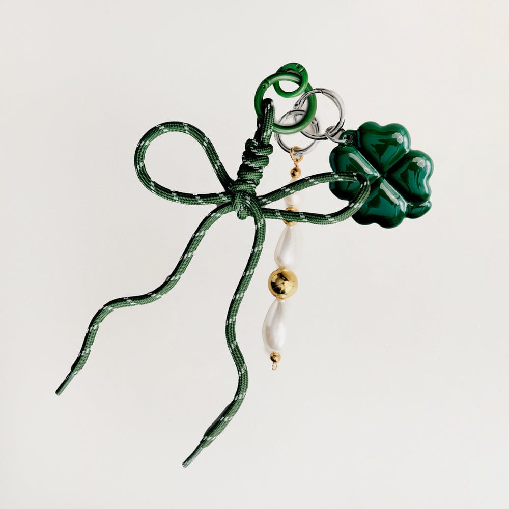 Style Sets ONE Clover & Pearl Bag Charm Bundle Orelia Jewellery