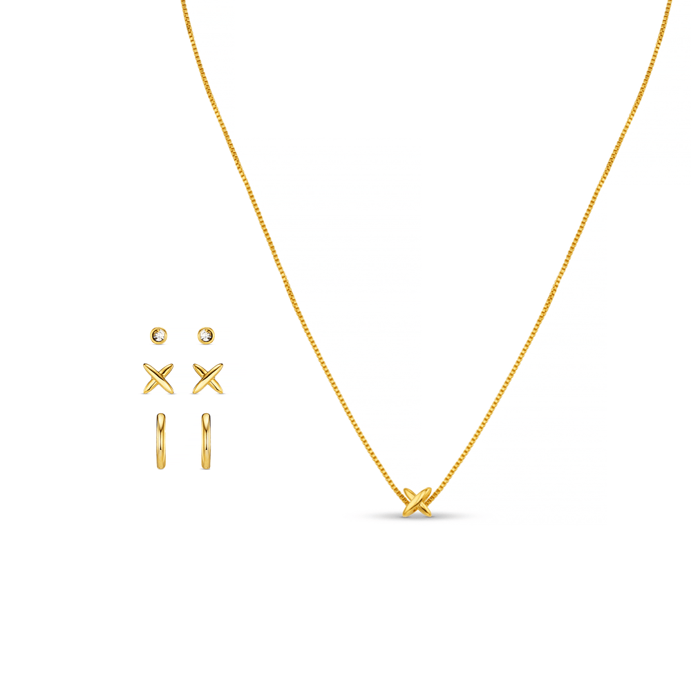Style Sets Polished Cross Style Set Orelia Jewellery
