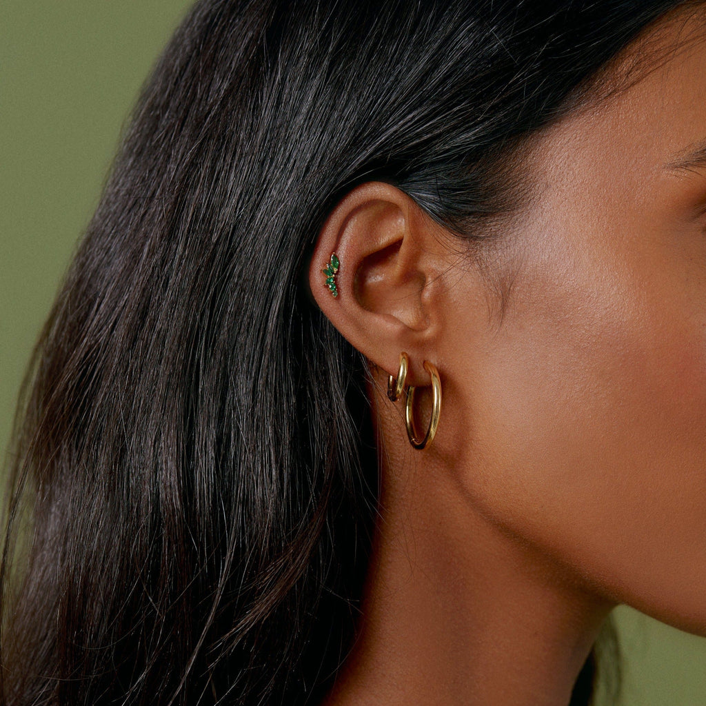 The Signature Hoop Ear Stacking Set