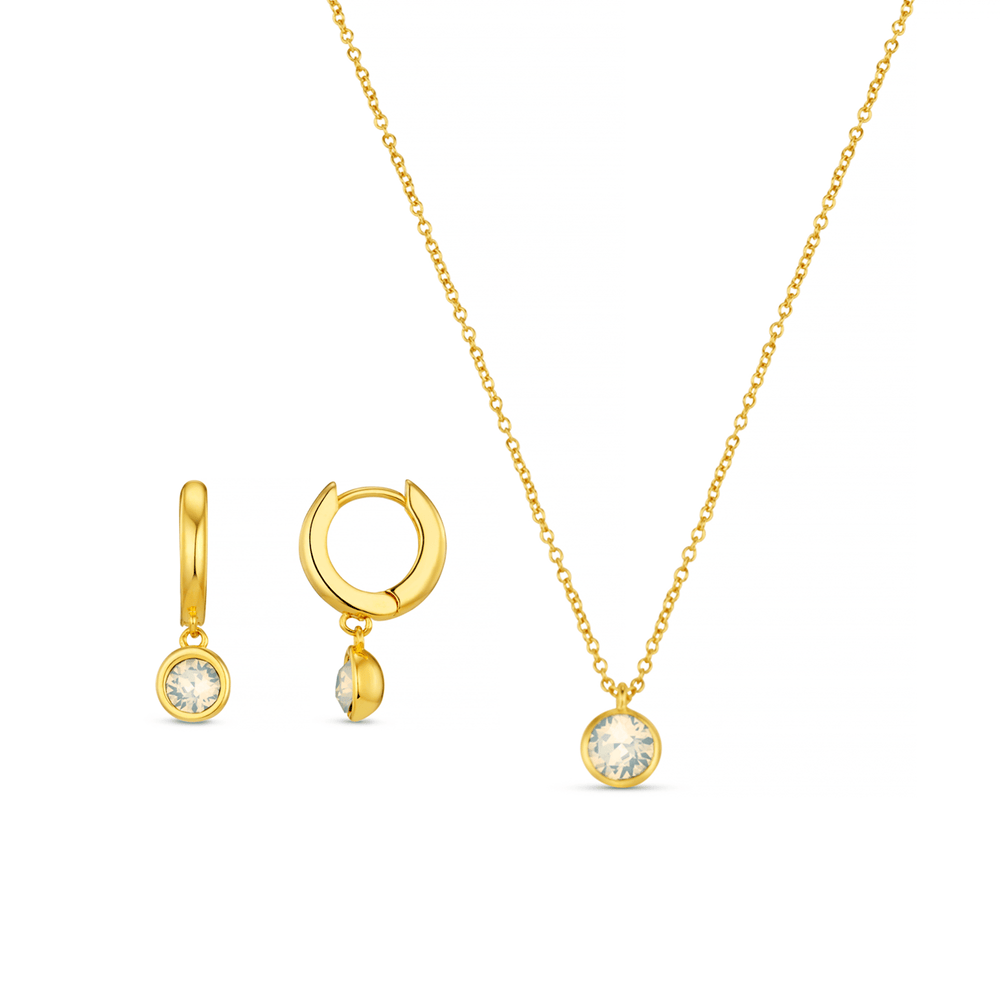 Style Sets White Opal Style Set Made With Swarovski® Crystals Orelia Jewellery