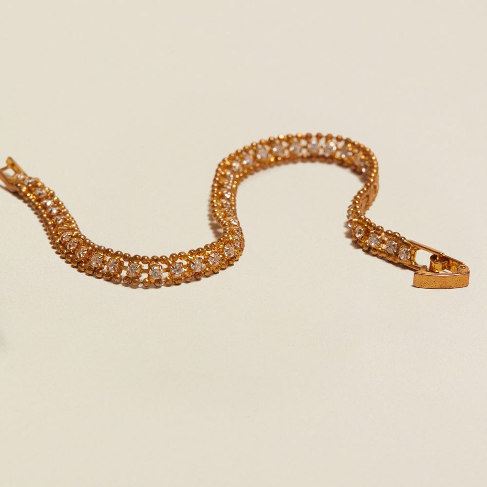 Tennis Bracelet Default Vintage Gold Tennis Bracelet Orelia Jewellery