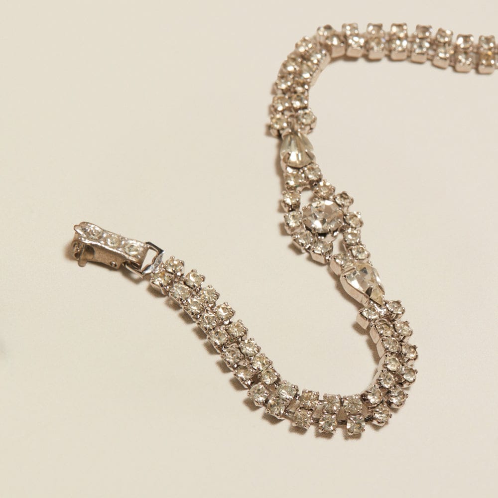 Tennis Bracelet Default Vintage Statement 2-Row Tennis Bracelet Orelia Jewellery