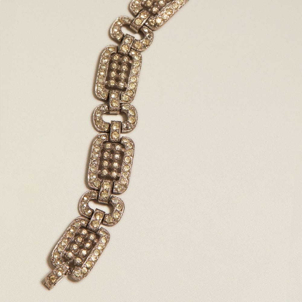 Wristwear Other ONE Vintage Chunky Crystal Link Bracelet Orelia Jewellery