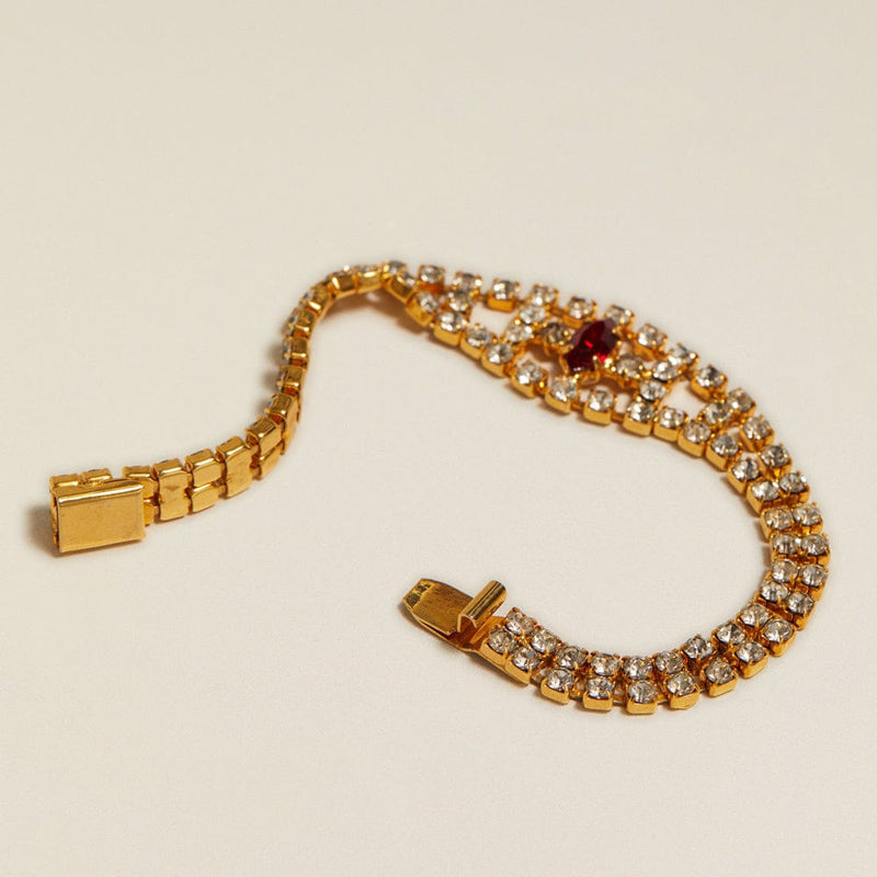 Wristwear Other ONE Vintage Marquise-Cut Crystal Bracelet Orelia Jewellery