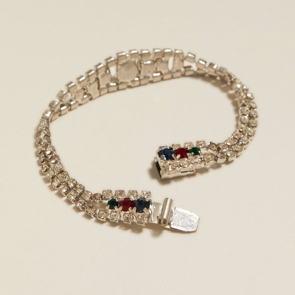 Wristwear Other ONE Vintage Multi Crystal Link Bracelet Orelia Jewellery