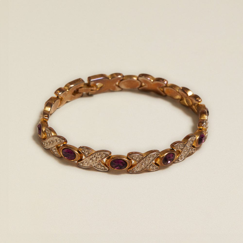 Wristwear Other ONE Vintage Noughts & Kisses Crystal Bracelet Orelia Jewellery