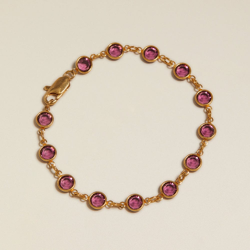 Wristwear Other ONE Vintage Purple Amethyst Chain Bracelet Orelia Jewellery