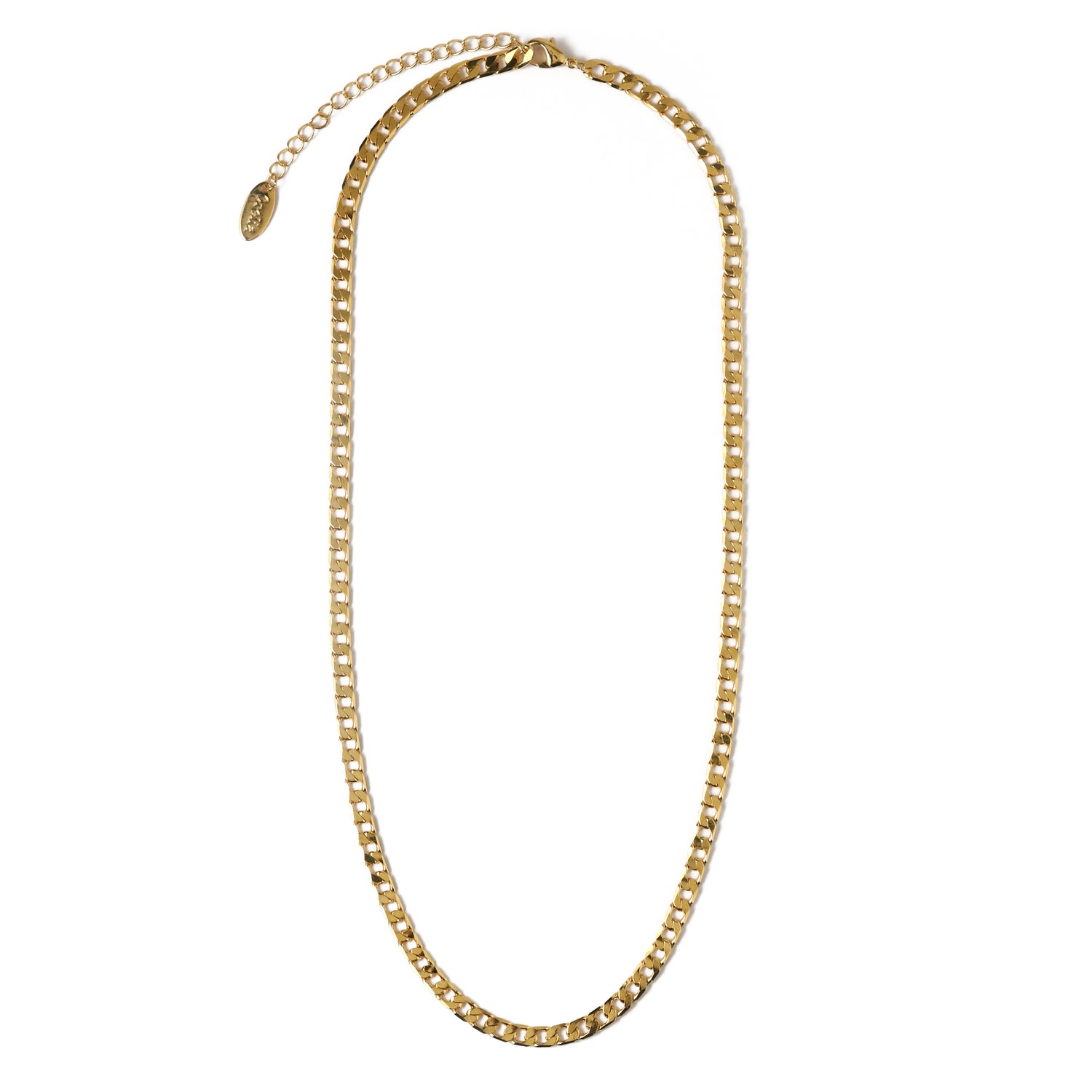 FindChic Men Curb Chain Necklace 18K Gold India | Ubuy