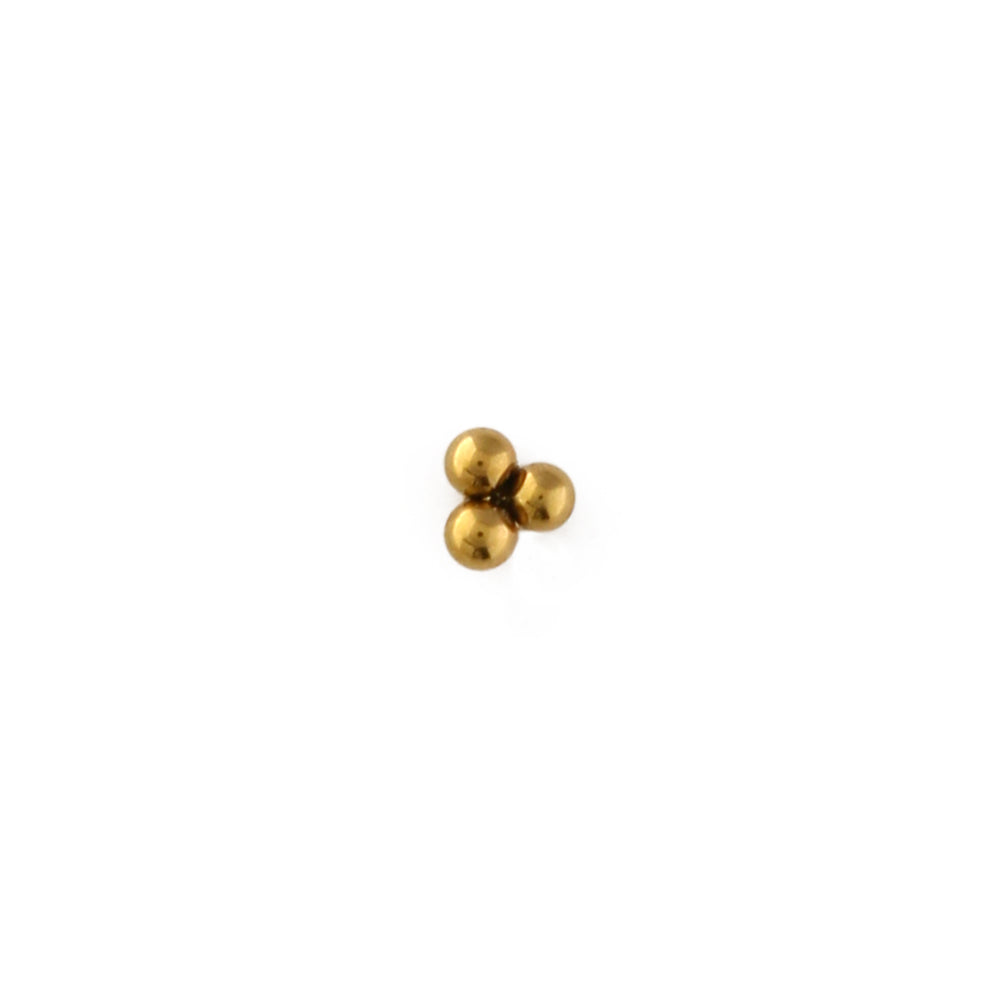 Trinity Cluster Labret - Gold - Orelia London