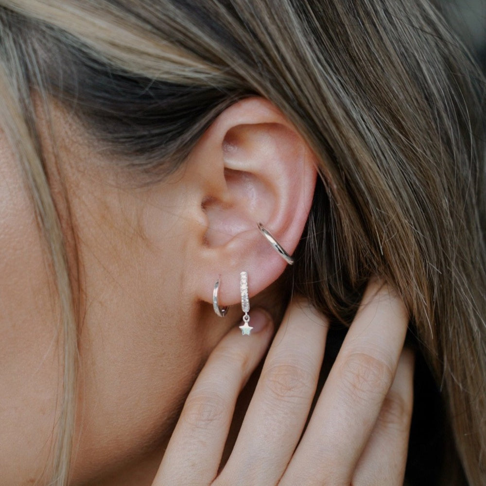 Simple Ear Cuff - Silver - Orelia London