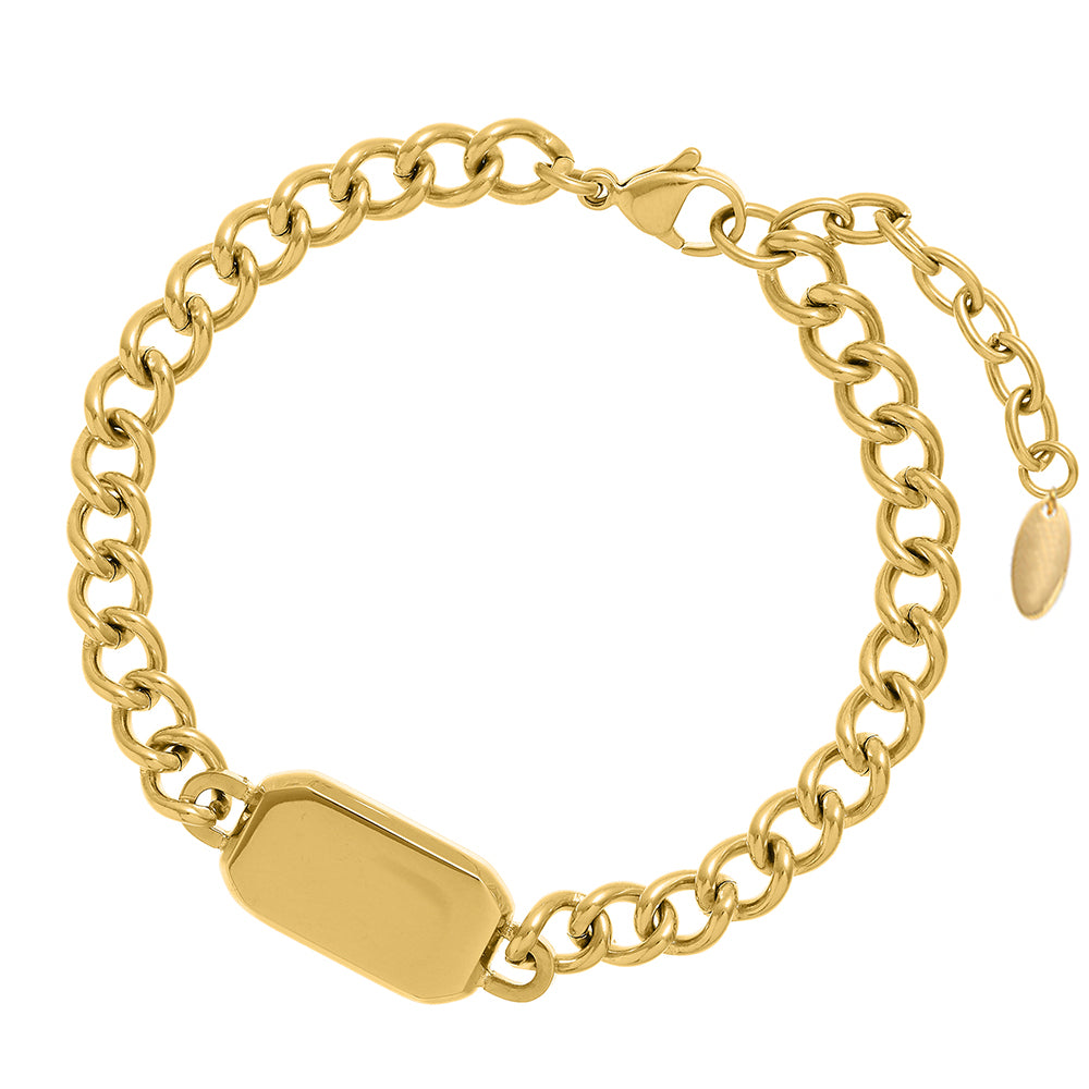 Gold Bound by Love Chunky Cable Chain Bracelet | Uncommon James