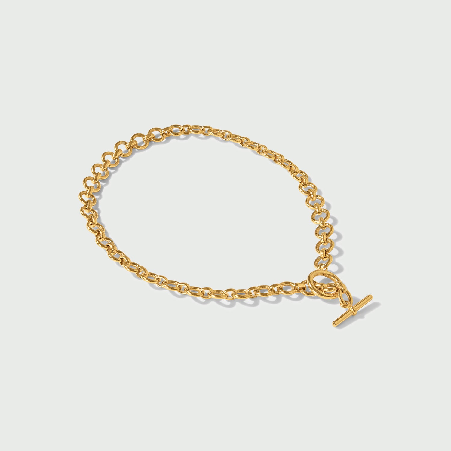 Gold Biography T-Bar Locket Necklace| Astley Clarke