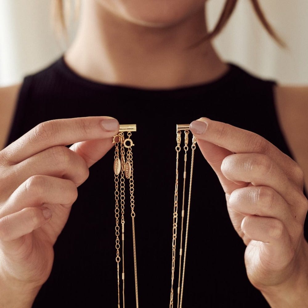 Layered sales necklace separator