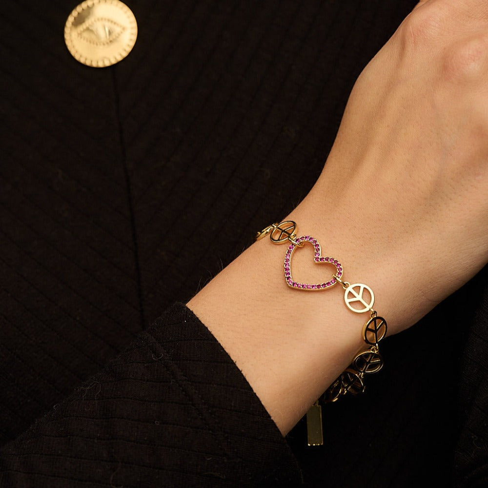 Peace And Love Bracelet