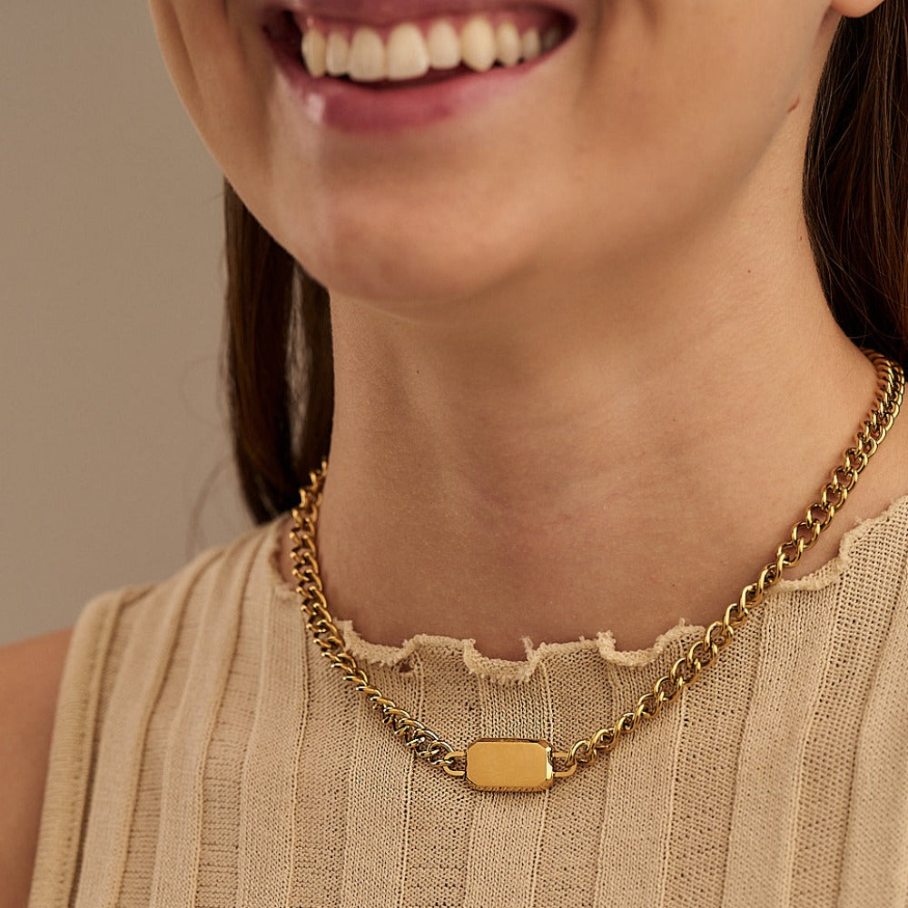 Orelia chunky sales chain necklace