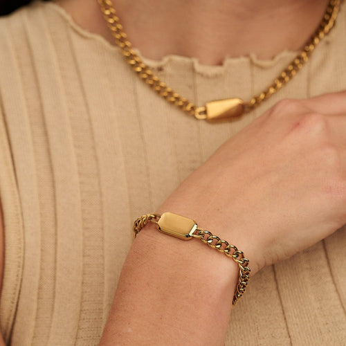18K YELLOW DESIGNER GOLD CHUNKY ROLO LINK BRACELET  Roberto Coin  North  America