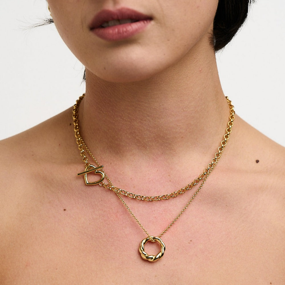 Rope outlet twist necklace