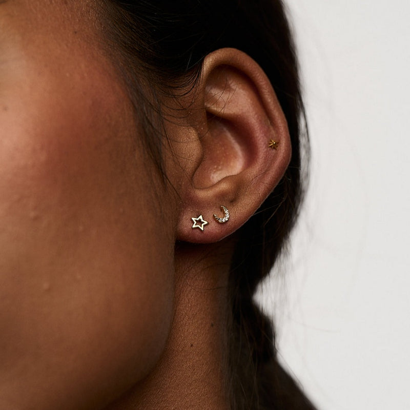 Celestial Stud 6 Pack Ear Party - Gold - Orelia London