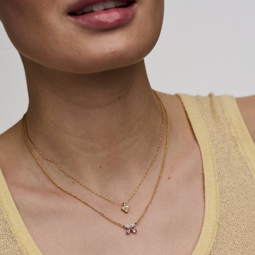 Small butterfly necklace store