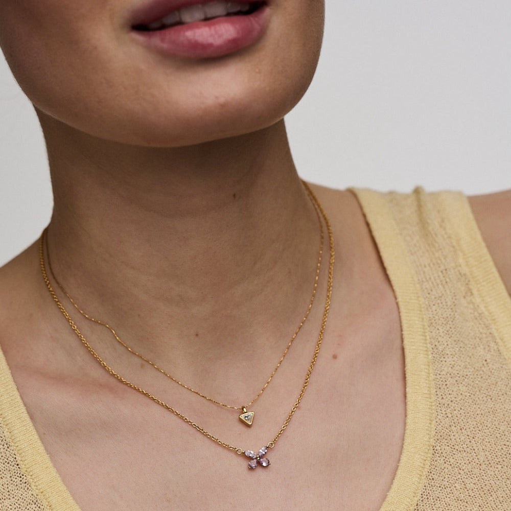 Swarovski pendants top with chain