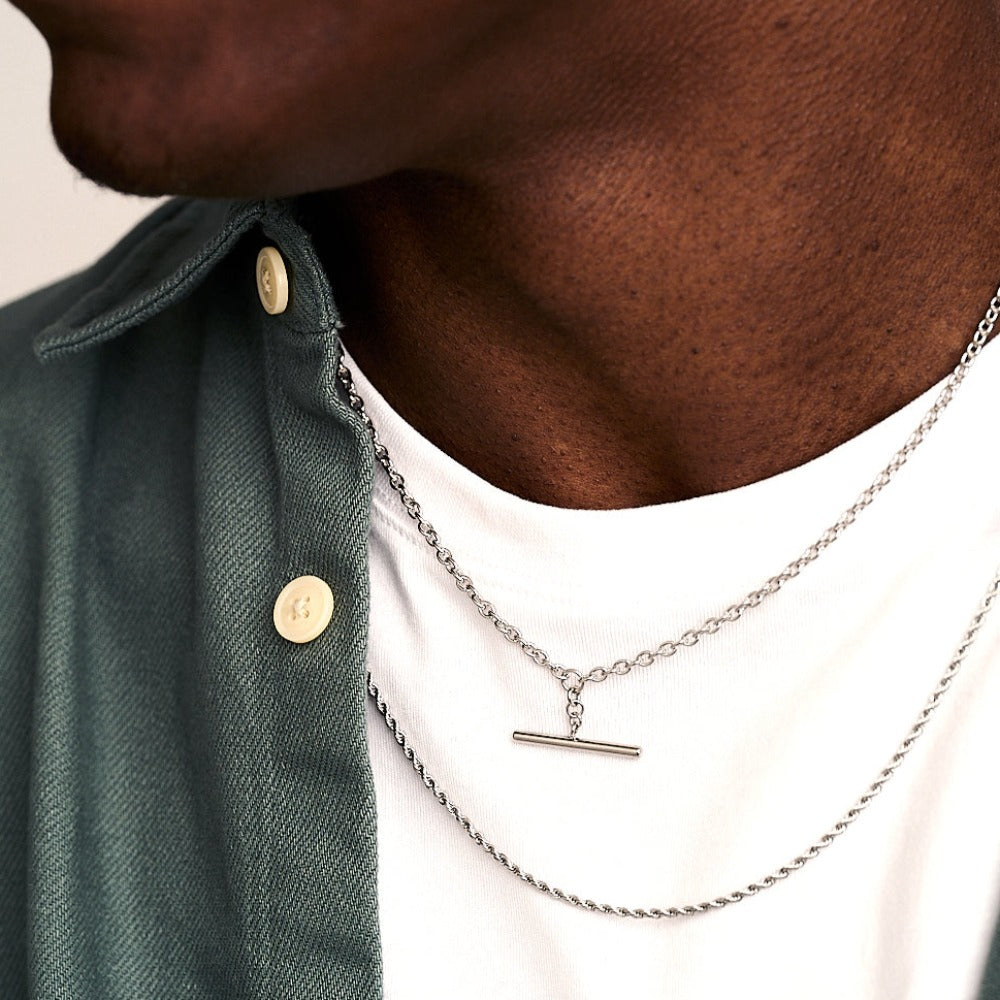 Mens hotsell rope necklace