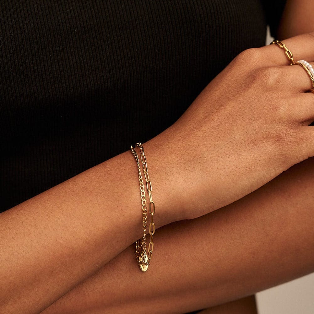Bracelets Chain 2-Row Bracelet Pack Orelia Jewellery