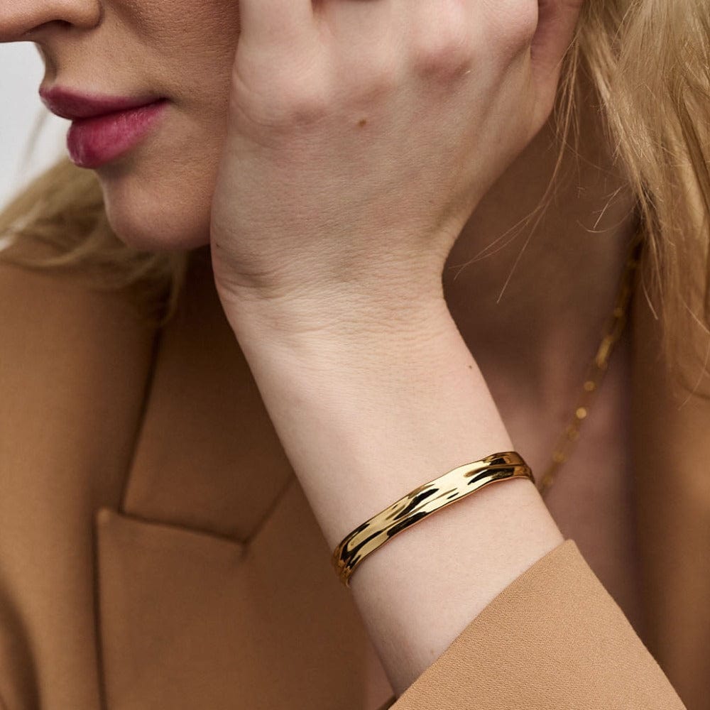 Bracelets Organic Molten Bangle Orelia Jewellery