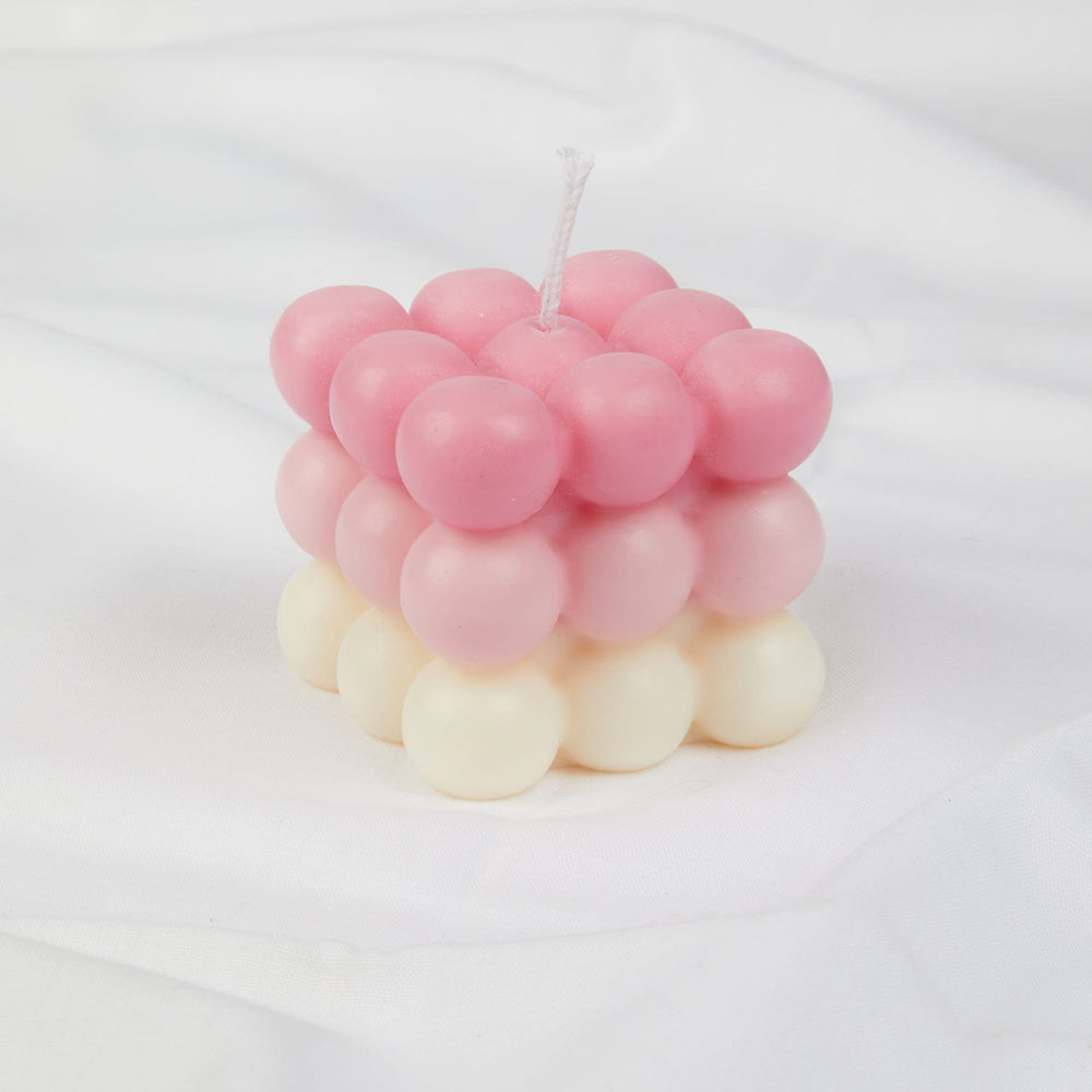 Candles Bobble Cube Candle - Pink Ombre Orelia Jewellery