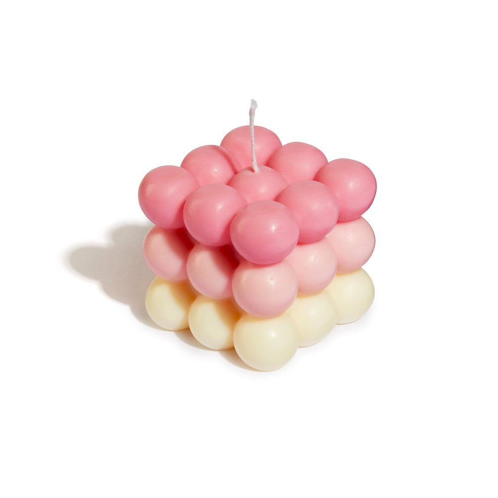 Candles Bobble Cube Candle - Pink Ombre Orelia Jewellery