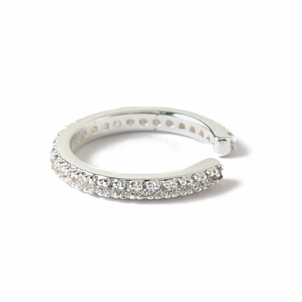 Ear Cuffs Fine Pavé Ear Cuff - Silver Orelia Jewellery