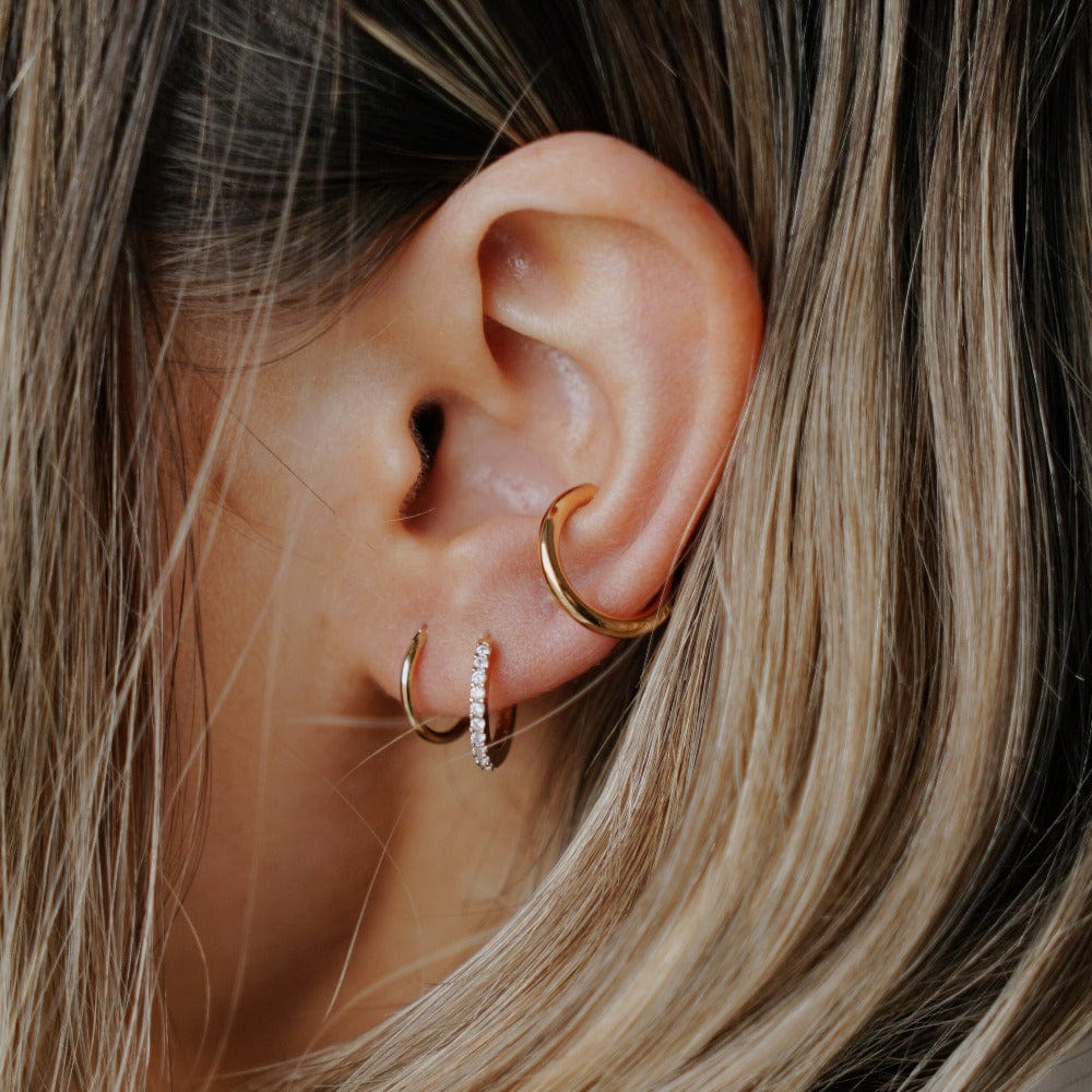 Ear Cuffs Simple Ear Cuff - Gold Orelia Jewellery