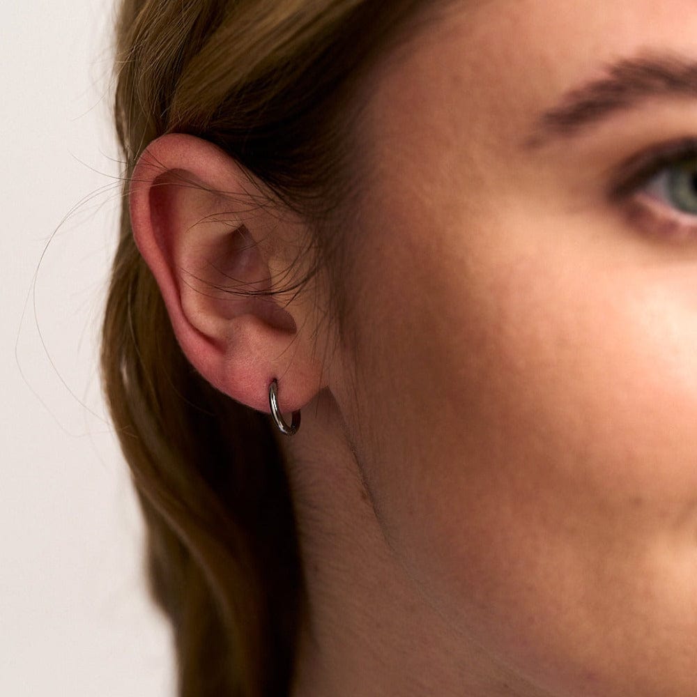 Huggie Hoops LUXE Huggie Hoop Earrings - Silver Orelia Jewellery