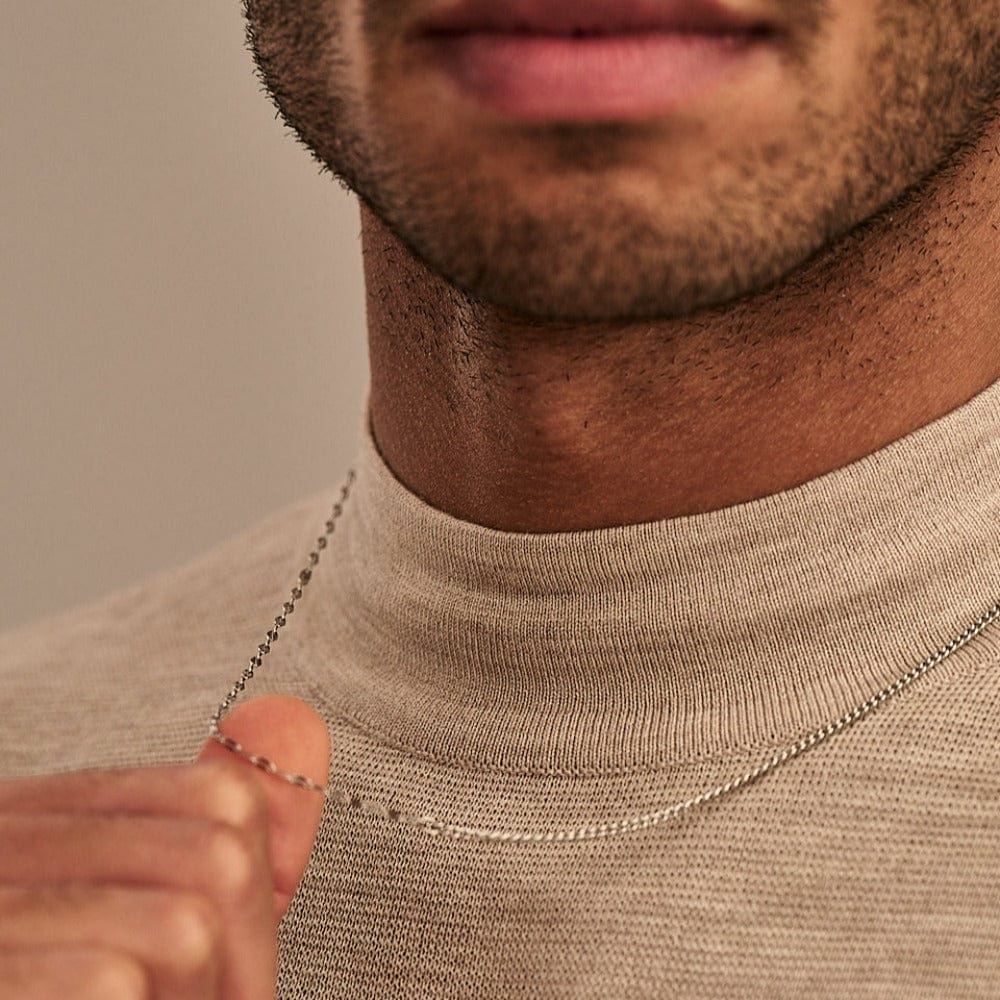 Long Necklaces Mixed Delicate Chain Necklace - Silver Orelia Jewellery