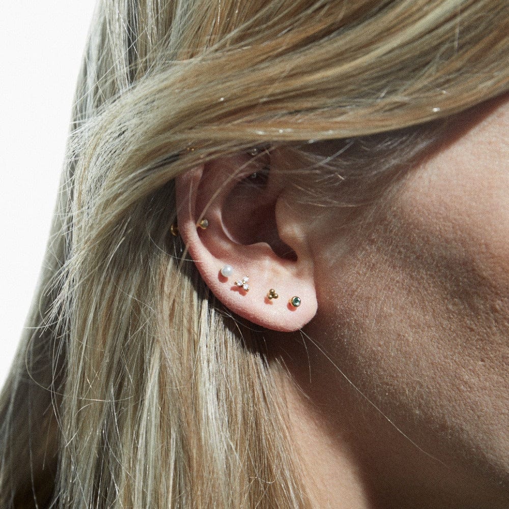 Piercings Crystal Trinity Cluster Labret Orelia Jewellery