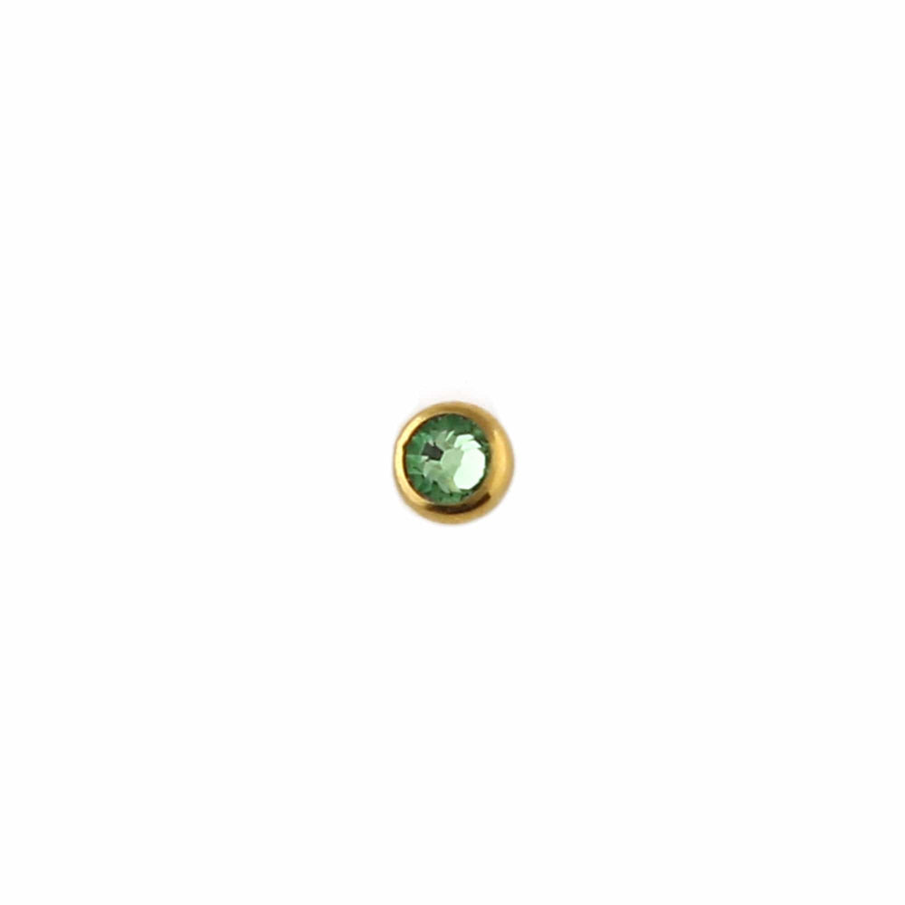 Piercings Emerald Labret Made With Swarovski® Crystal Orelia Jewellery